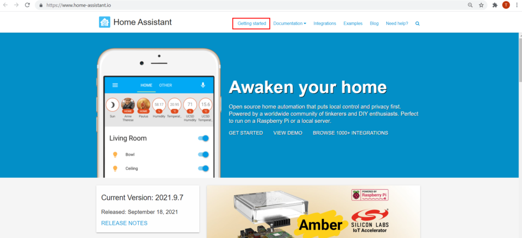 homepage home assistant
